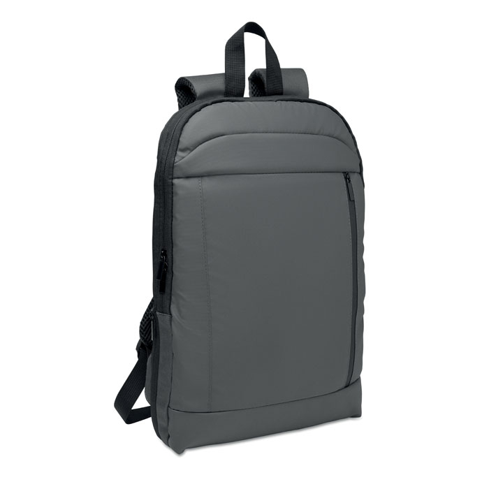 Sac à dos rPET écran 16’’ à personnaliser Xpanda gris pierre